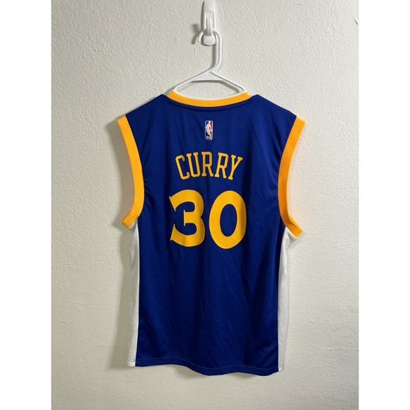 NBA Adidas Steph Curry #30 Golden State Warriors Jersey Men's Medium Blue - Picture 4 of 7